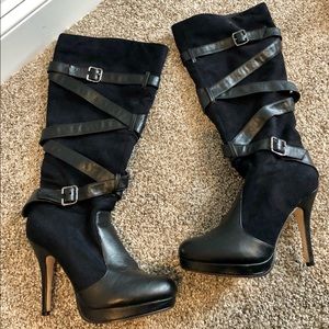 Bamboo Knee High Boots